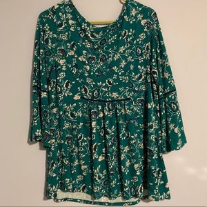 Floral flow shirt